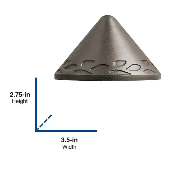 Kichler 2 vatios bronce antiguo bajo voltaje enchufable LED cubierta luz escalonada modelo 28308 Foto 2 de 4