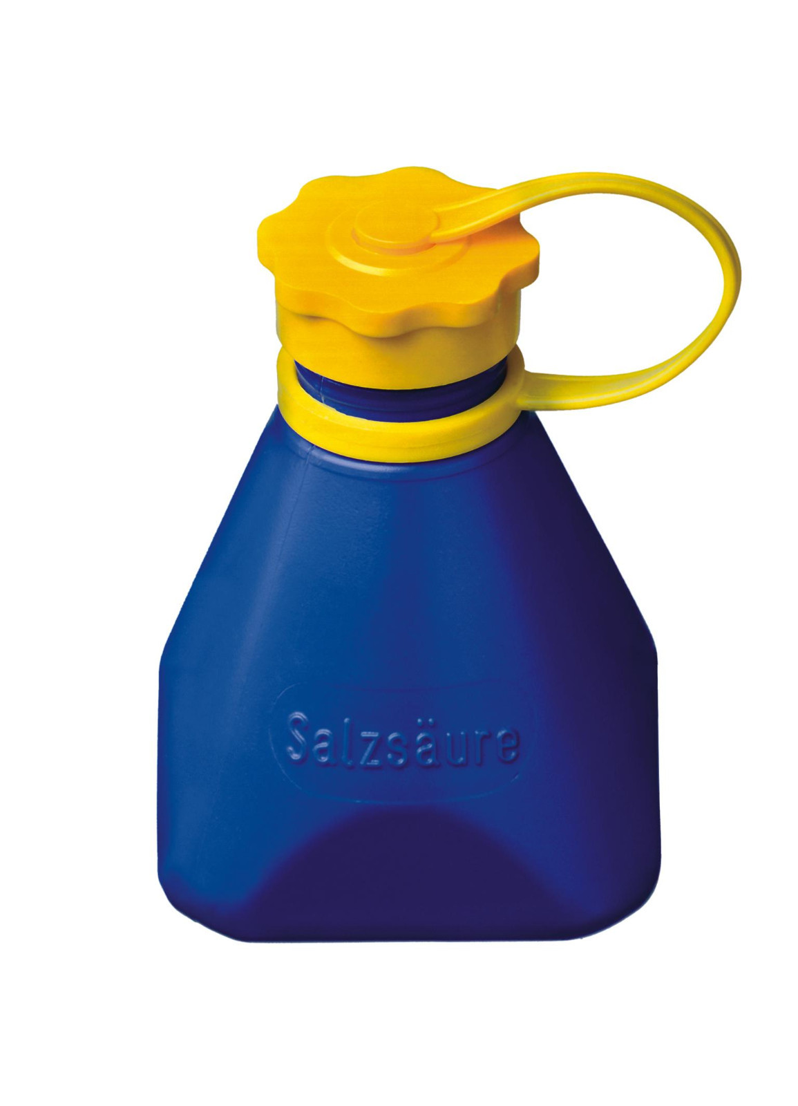 Botella De Ácido Clorhídrico 150 Ml Azul Vacía Para Soldar Tejados Y Canalones