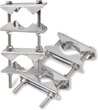 2x Antenna Mast Pole to Pole Mount - Easy Up - Mast Bracket for Starlink Outdoor