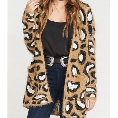 SHOW ME YOUR MUMU Cozi Cardi Golden Ears Cardigan Size L