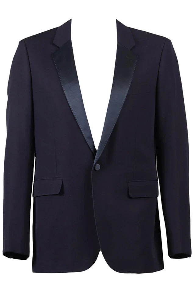 SAINT LAURENT MEN'S WOOL BLEND BLAZER IT 52 UK/US CHEST 42