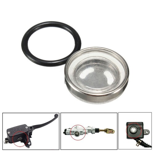 2Sets 14mm Master Brake Cylinder Reservoir Sight Glass Motorcycle Dirt Gasket - Bild 3 von 13