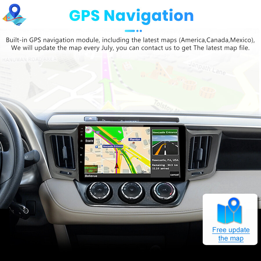 10" Car Radio GPS Head Units For Toyota RAV4 2012 2013 2014 2015 2016