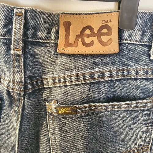 Riders By Lee M.R. VTG 80s Dad Jeans High Waist Rise Cotton Denim Pants 31X32 - Picture 7 of 9