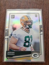 2020 Donruss Optic JOSIAH DEGUARA Silver Holo Prizm Rookie RC #142 Packers 🔥