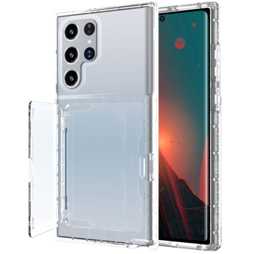 Funda rígida para teléfono Samsung S23 S24 Ultra Plus billetera ranura para tarjeta soporte de identificación - Imagen 47 de 67