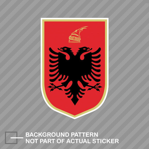 Albanian Coat of Arms Sticker Decal Vinyl Albania flag ALB AL