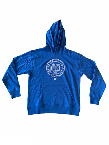 Oxford University Uomo Felpa Con Cappuccio Grande Logo Felpa Con  Cappuccio-Blu-NUOVA | eBay