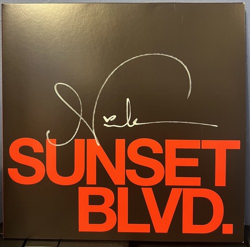 Nicole Scherzinger signed Sunset Boulevard vinyl