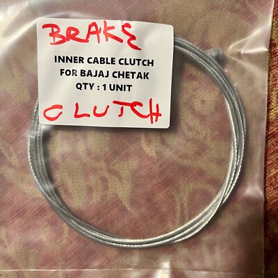 CLUTCH CABLE BRAKE INNER WIRE VESPA BAJAJ CHETAK STELLA LML QTY 1 CABLE INNER