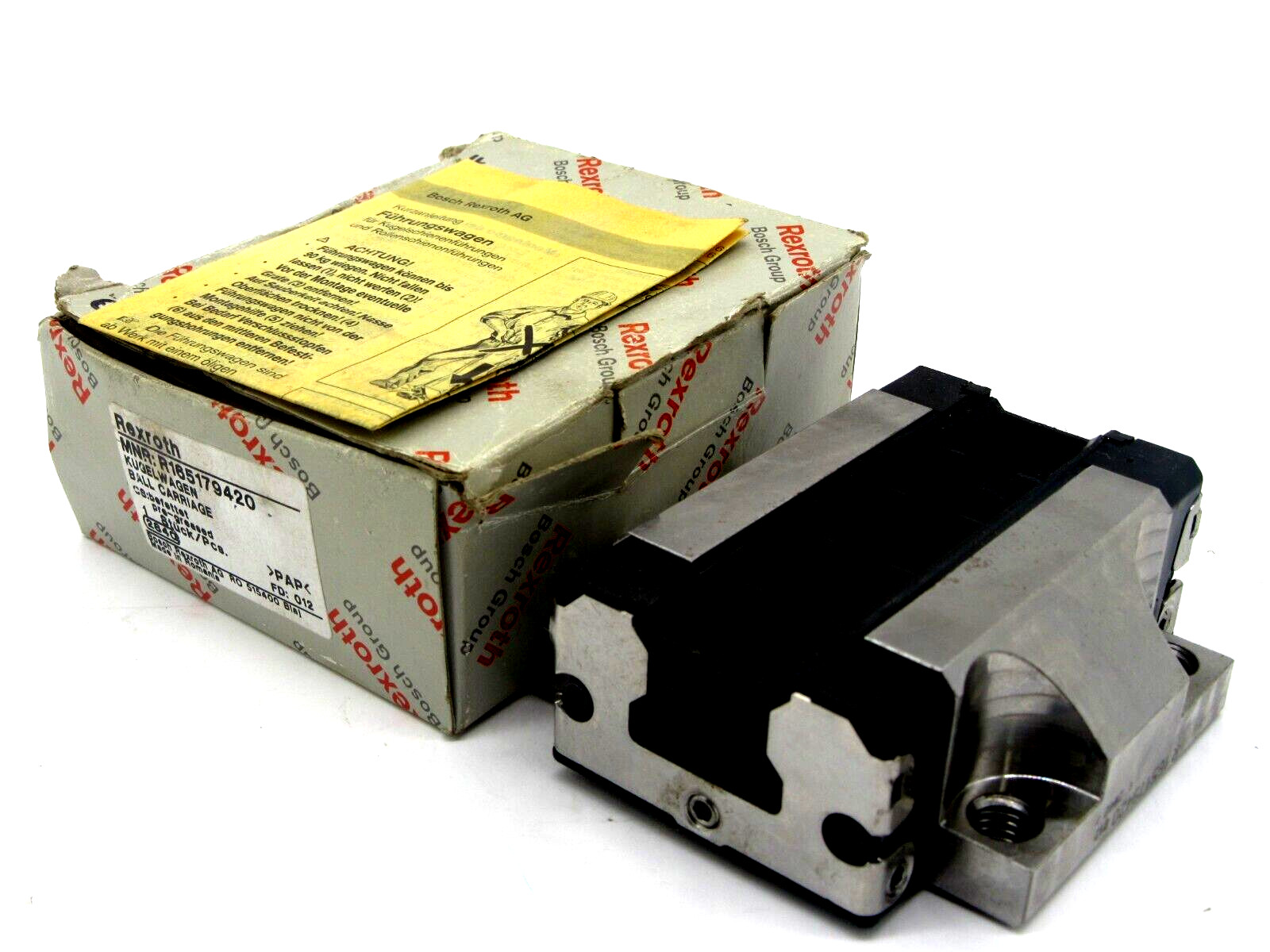 NEW REXROTH R165179420 BALL CARRIAGE