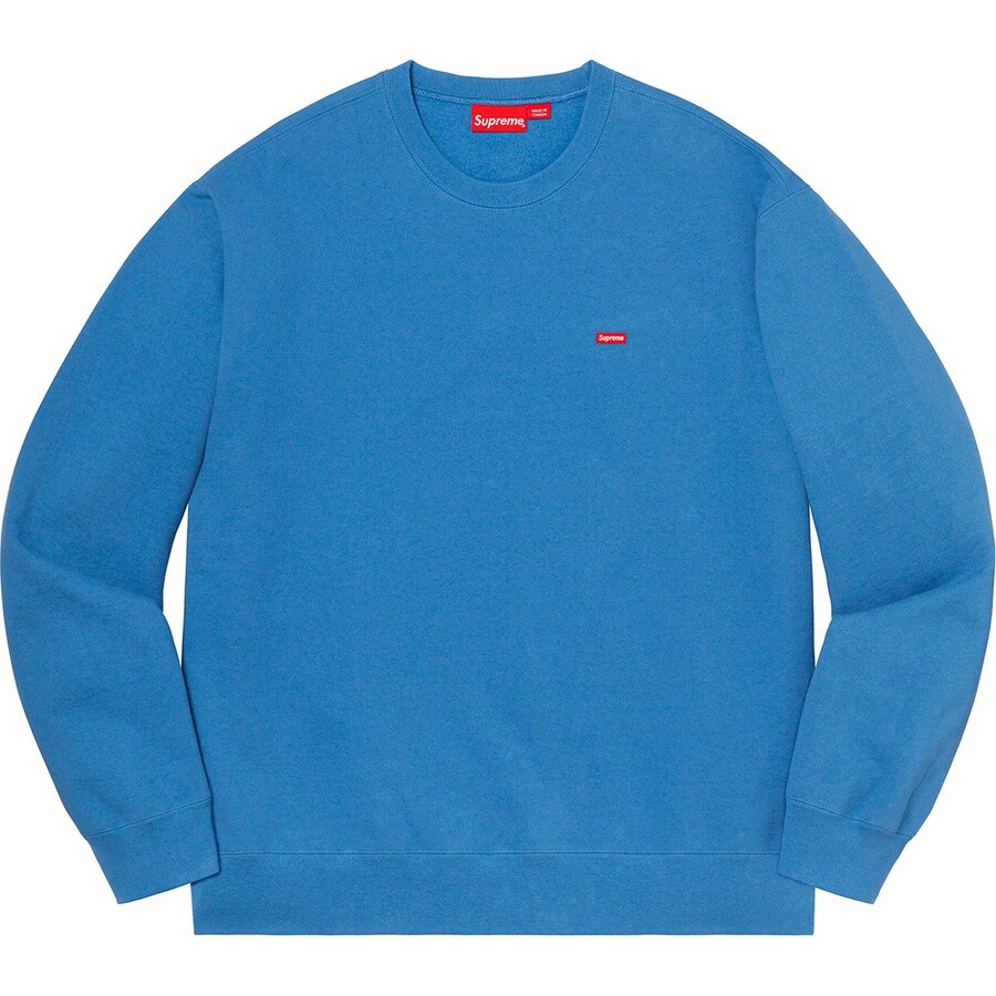 Supreme Small Box Logo Crewneck FW20 Pale Royal XL (Made In Canada)