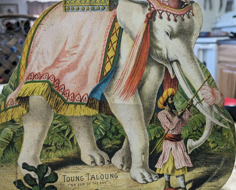 LG. STORE DISPLAY TRADE CARD WHITE ELEPHANT THE GREAT ATLANTIC & PACIFIC TEA CO - Image 4 of 4