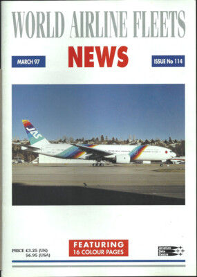World Airline Fleets News 3/97 [1034] Buy 4+ save 50%