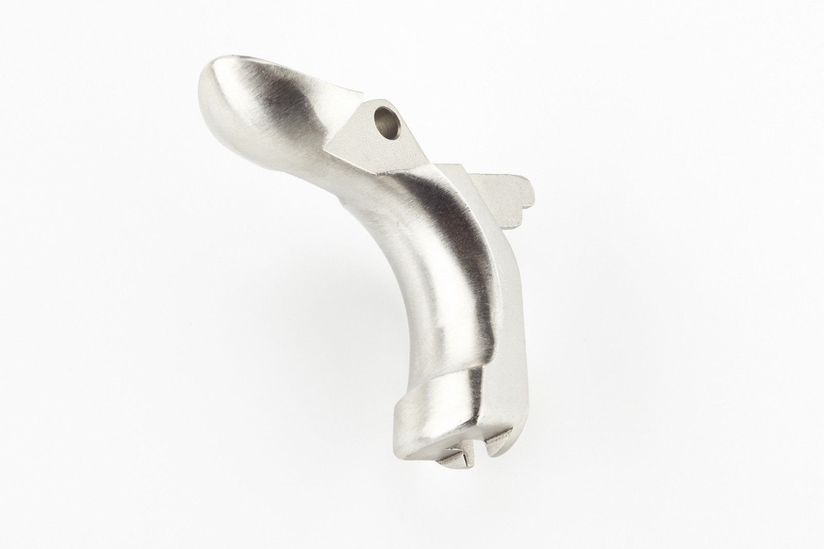CNC WILSON タイプ アンビセフティー ステンレスシルバー Wilson Combat 1911 Full-Size Beavertail Grip Safety - Stainless