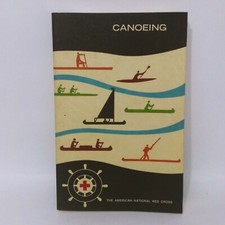 Vintage AMERICAN RED CROSS CANOEING Book 1977 FIRST Printing