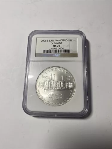2006-S Old San Francisco Mint Commemorative Silver Dollar $1 NGC MS70