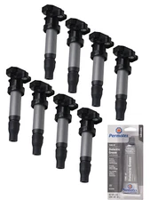 Set of 8 Ignition Coil + Tune Up Grease For 07-11 Buick Lucerne Cadillac UF543