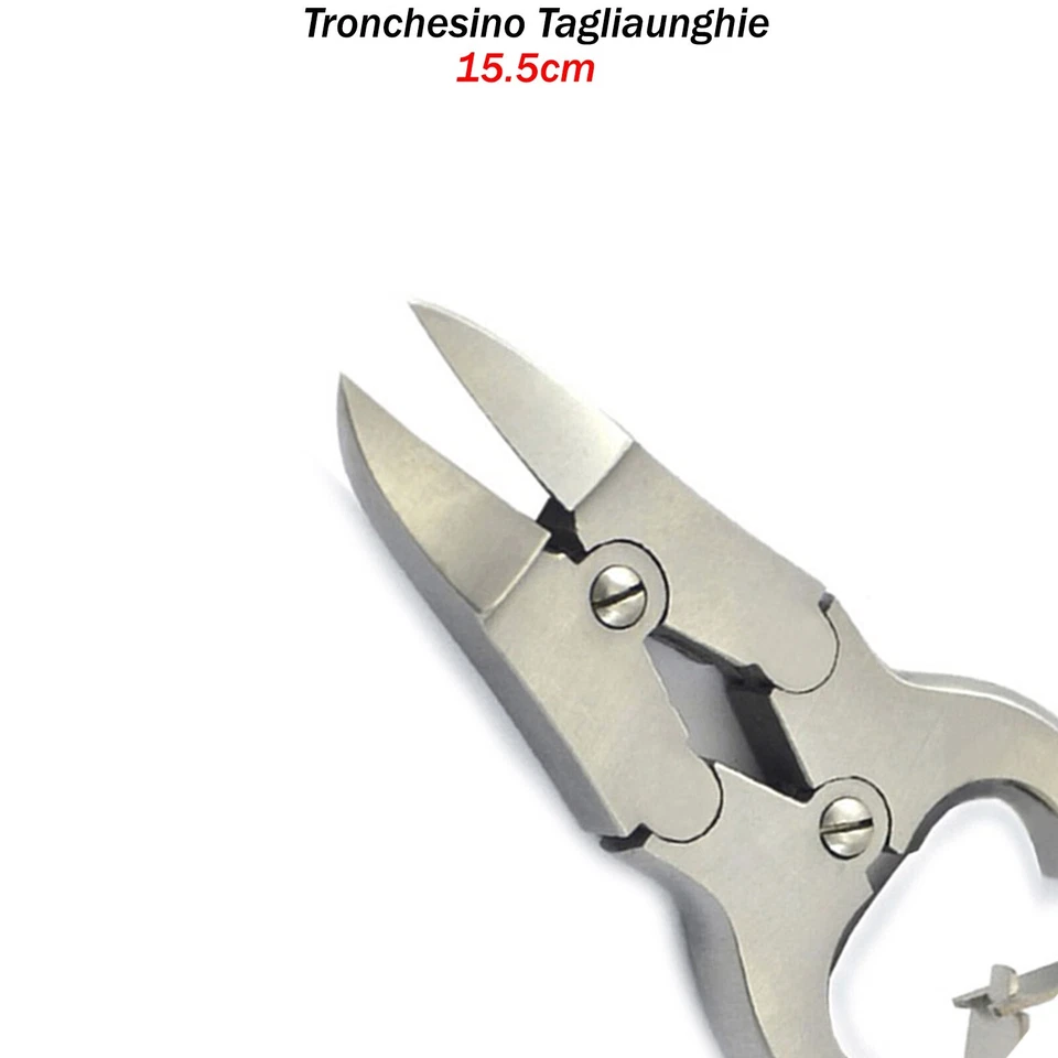 Tronchesino Tagliaunghie Unghie Dei Piedi Grosse Incarnite Pedicure per manicure - Immagine 4 di 4