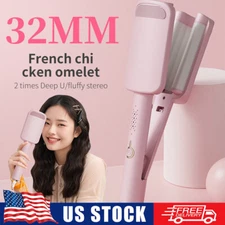 Waver Curling Iron Hair Crimper, Ionic Deep Waver Hair Curler Tool, Beach Wave