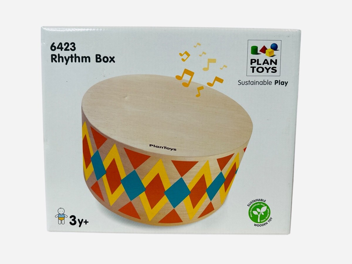 PLANTOYS Rhythm Drum Box Art Toddler Kids Educational Toy