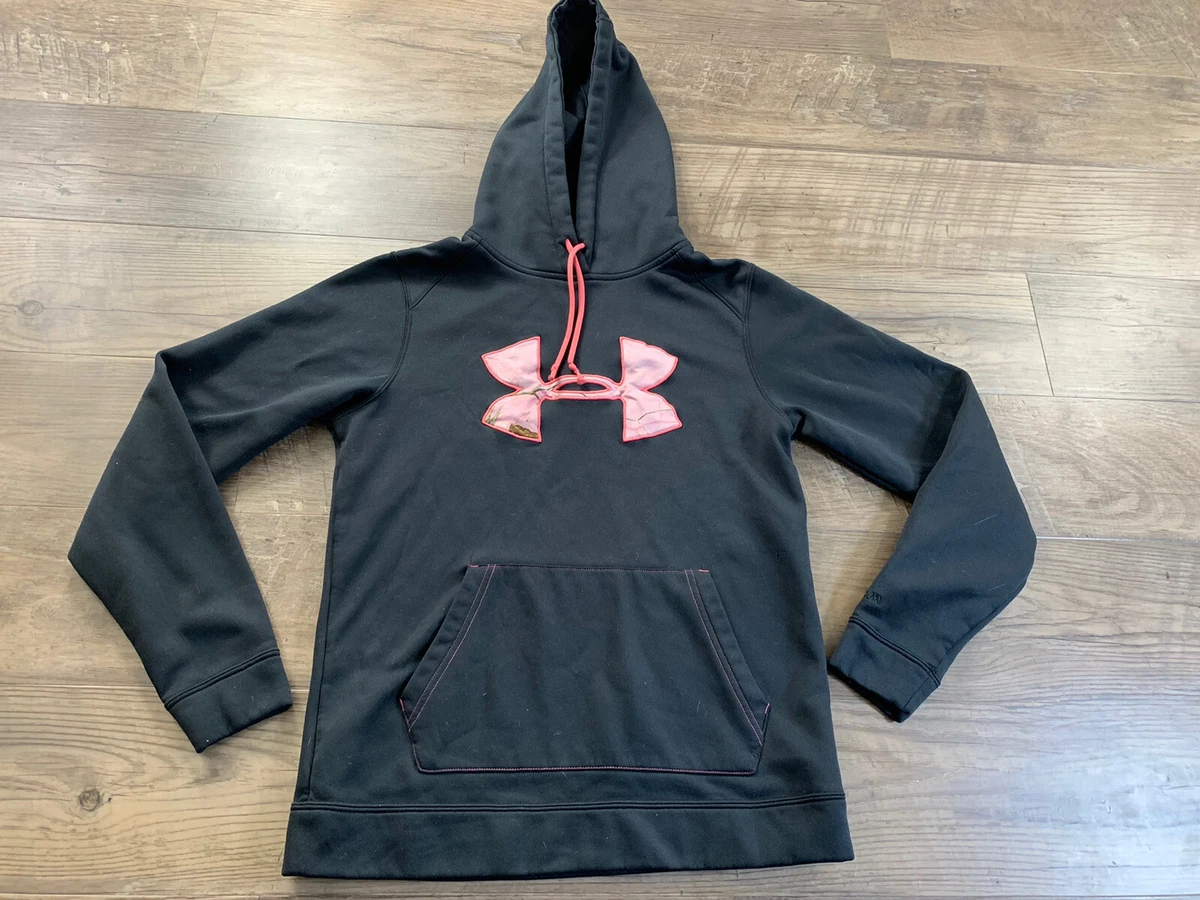 Under armour coldgear sales big logo camo hoodie
