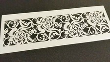 Lace Roses Border Stencil Face Body Paint Cake Decorating Icing Sugarcraft Kit
