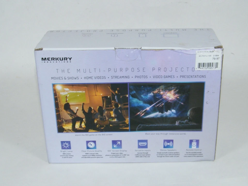 MERKURY INNOVATIONS LUMENSE GEN PROJECTOR MI-P001U-199 - Image 3 of 4