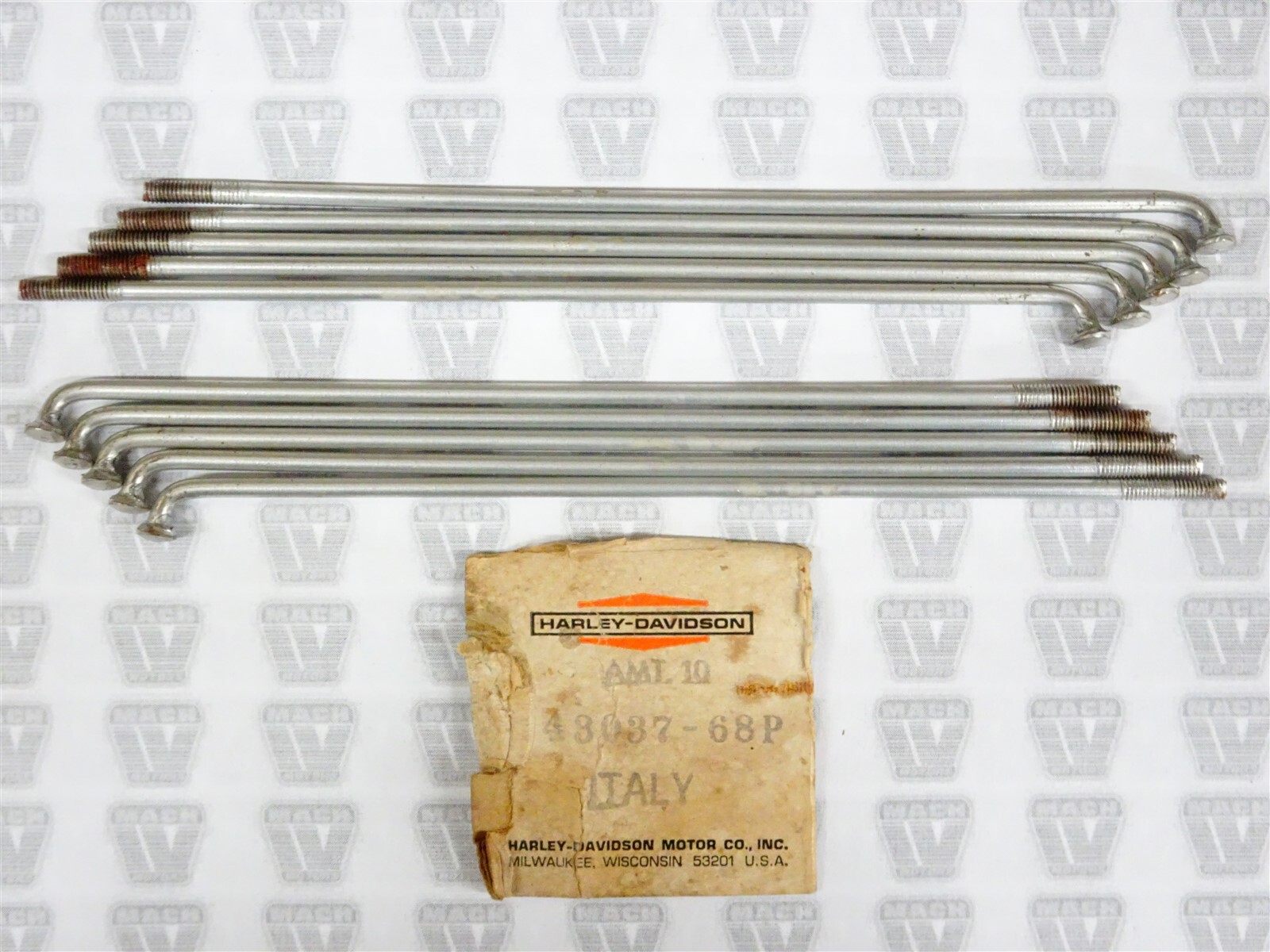 Harley Davidson NOS NEW 43037-68P Inner Spoke (10) ML MLS Rapido | eBay