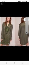 NWOT Anthropologie Tiny Isla Green Long Sleeve Dress XS