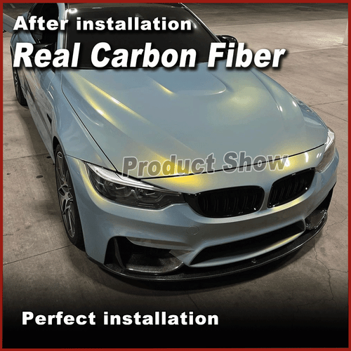 Labio del spoiler delantero de la espada del spoiler delantero del spoiler de la espada de carbono para BMW M4 F82 F83 F80 M3 - Imagen 4 de 10