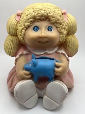 Vintage 1983 Cabbage Patch Kids Coin Bank Star Power Aviva Entertainment 7''