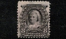 Series 1902 8c Violet Black Martha Washington SG 312 Good to Fine - For Charity