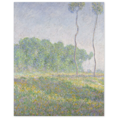 Claude Monet, Frühlingslandschaft Giverny, Paysage du Printemps, Poster