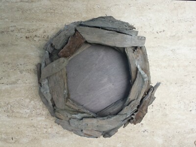 Wood Ring Wreath Mounting plant pot holder Beach Decor Driftwood Holiday Gift 