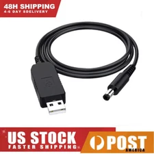 USB 5V Step Up 12v DC Power Boost Charging Cable Module 1M Jack 5.5mm x 2.1mm