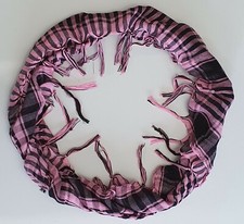 Pink Black Arab Shemagh Head Scarf Neck Wrap Face Cover Tactical Military Army