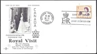 🍁Canada    #471     "ROYAL VISIT"  Fine Used 1967  Rosecraft Cover