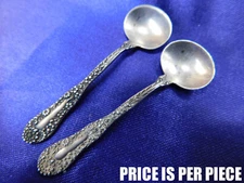 DOMINICK & HAFF NO. 10 STERLING SILVER SALT SPOON - VERY GOOD CONDITION T