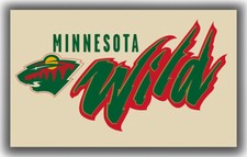 Minnesota Hockey Team Memorable Flag 3x5ft 90x150cm Wild Fans Best Decor Banner