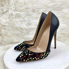 Fashion Banquet Women's Party Clubwear Shoes High Heels Pointed Toe Sequin Pumps