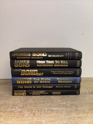 James Bond Collection Raymond Benson Hodder & Stoughton Hardback First Editions