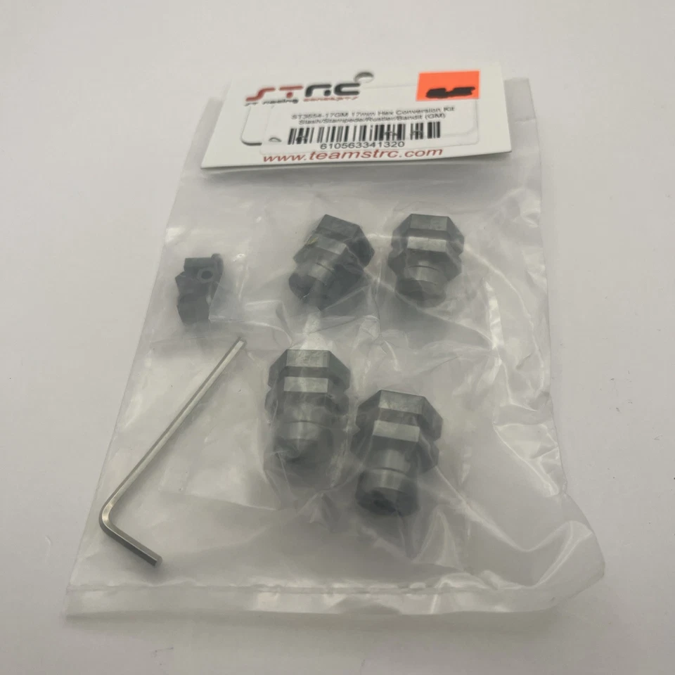 ST RACING ST3654-17GM 17MM HEX CONVERSION KIT SLASH/STAMP/RUST/BANDIT NEW IN PKG - Image 2 of 3