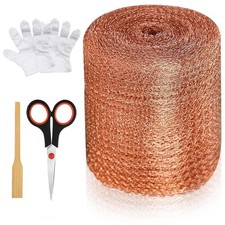 Copper Mesh Rodent Control 5 Inchx 46 Ft Copper Wool for Rodent Control Mesh Rol 0.55 per foot