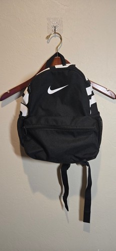 Nike Black and White Just Do It Backpack