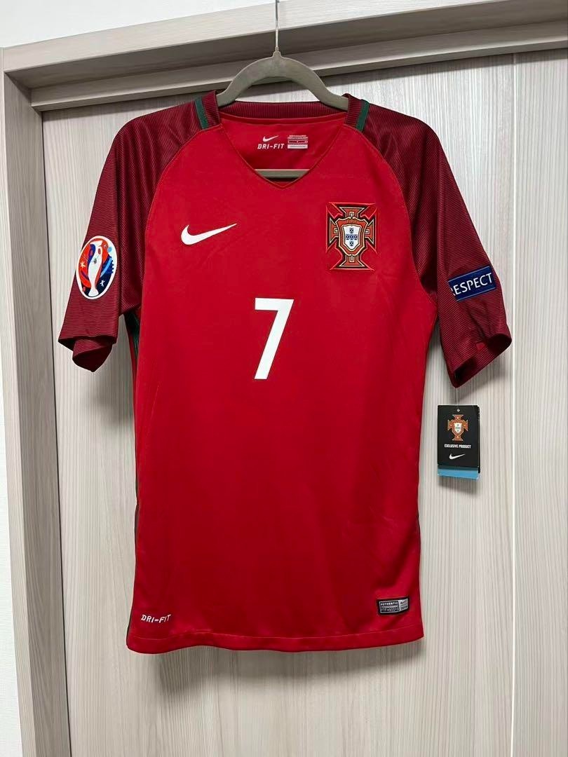 BNWT 2016 2017 Portugal Home Jersey #7 Ronaldo Nike Original