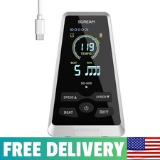 Digital LCD Display Metronome For Piano Guitar Drums Violin Ukulele Practice,