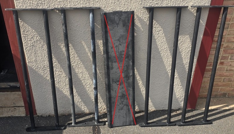 LOCAL PICKUP ONLY - Rogue Double-Bar Pull-Up Crossmembers (Set of 4)