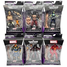 Marvel Legends 2014 Full Set Guardians Of The Galaxy Action Figures Groot BAF