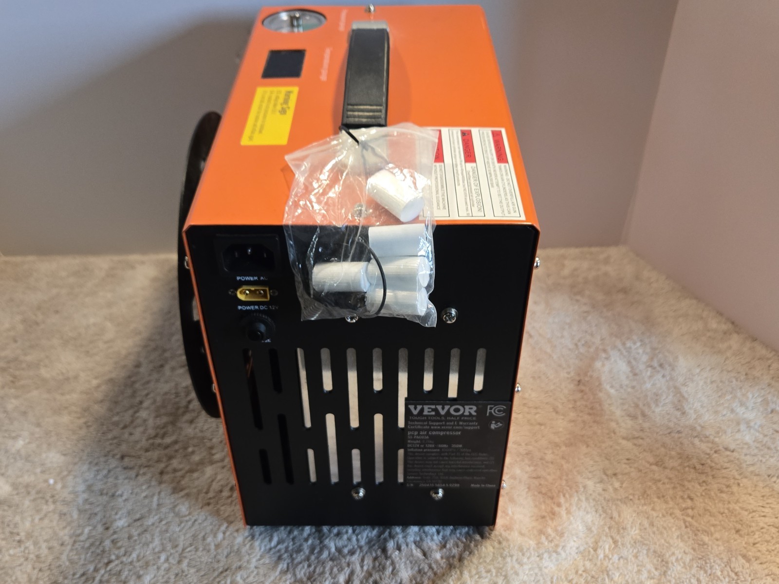 Pcp Portable Compressor VEVOR SS-PAC03A PCP Air Compressor 4500 PSI 120V Portable Oil-Free | eBay
